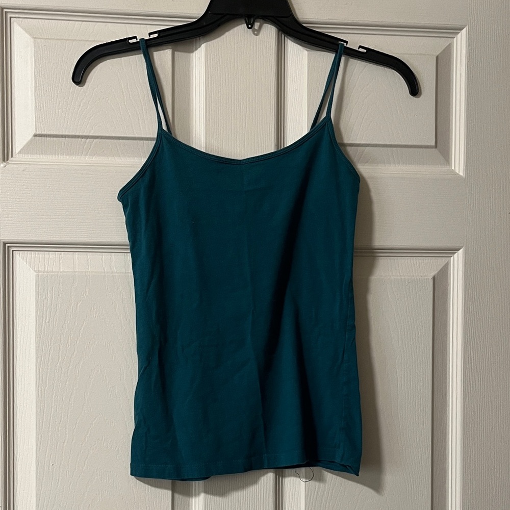 Teal Spaghetti Strap Women's Top